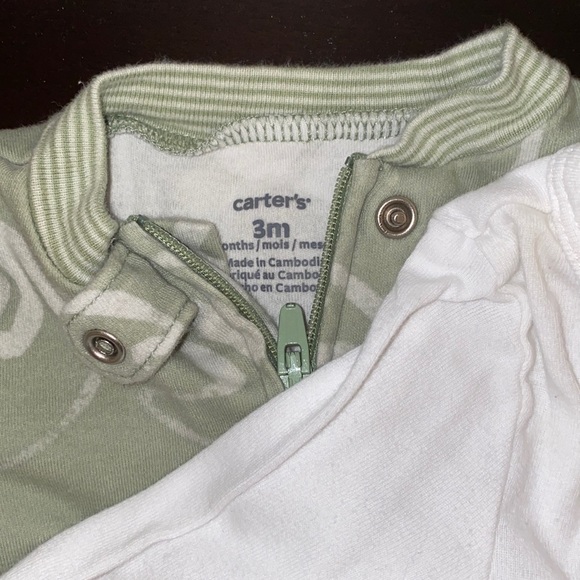 Two 0-3 month sleepers. 1 GAP and 1 Carters. - Picture 3 of 5